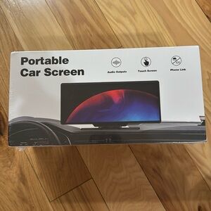 Portable car screen